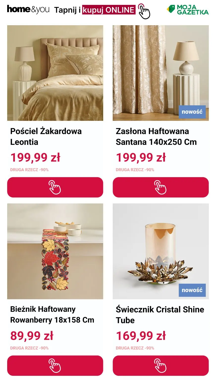gazetka promocyjna home&you Promocja druga rzecz -90% - Strona 3