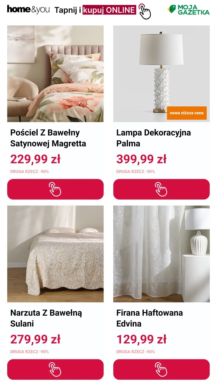 gazetka promocyjna home&you Promocja druga rzecz -90% - Strona 5
