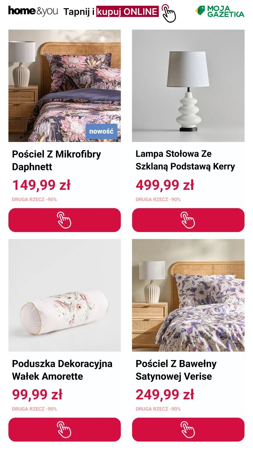 gazetka promocyjna home&you Promocja druga rzecz -90% - Strona 8