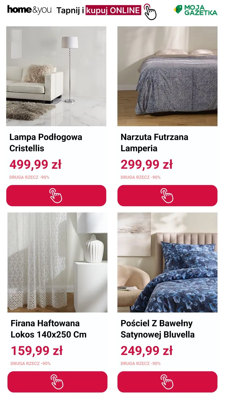 gazetka promocyjna home&you Promocja druga rzecz -90% - Strona 11