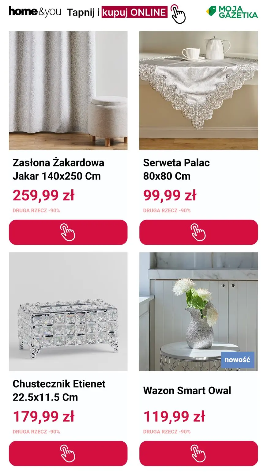 gazetka promocyjna home&you Promocja druga rzecz -90% - Strona 12