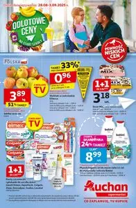 Gazetka promocyjna Auchan Supermarket, ważna od 2025-08-28 do 2025-09-03.