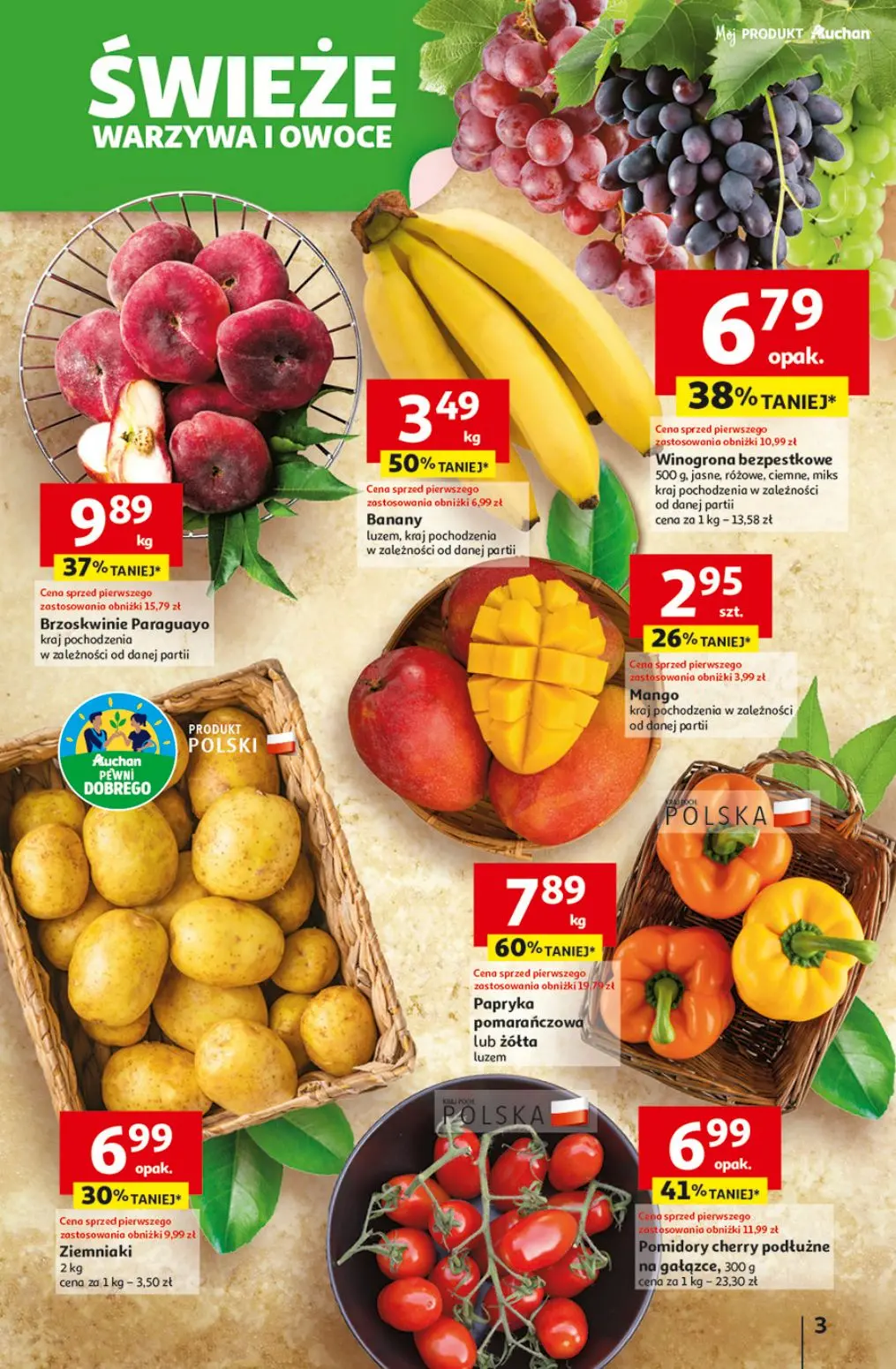 gazetka promocyjna Auchan Supermarket Odlotowe ceny - Strona 3