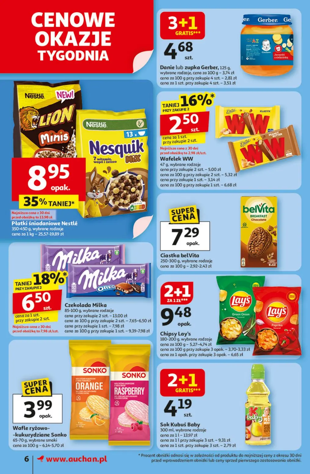 gazetka promocyjna Auchan Supermarket Odlotowe ceny - Strona 6