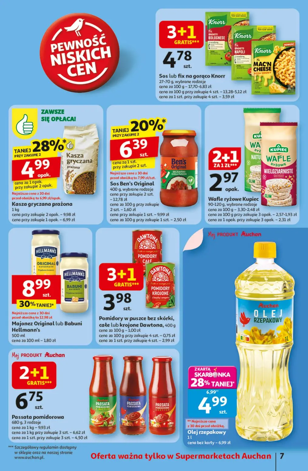 gazetka promocyjna Auchan Supermarket Odlotowe ceny - Strona 7