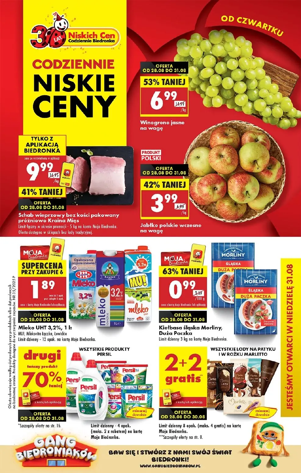 gazetka promocyjna Biedronka Od czwartku - Strona 1
