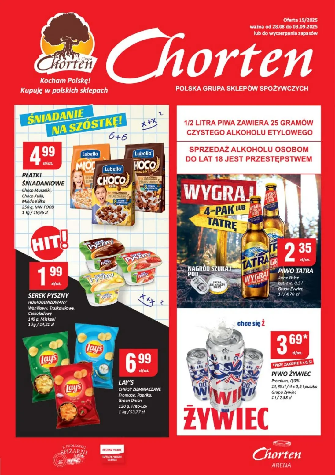 gazetka promocyjna Chorten Ciechanów - minimarket - Strona 1