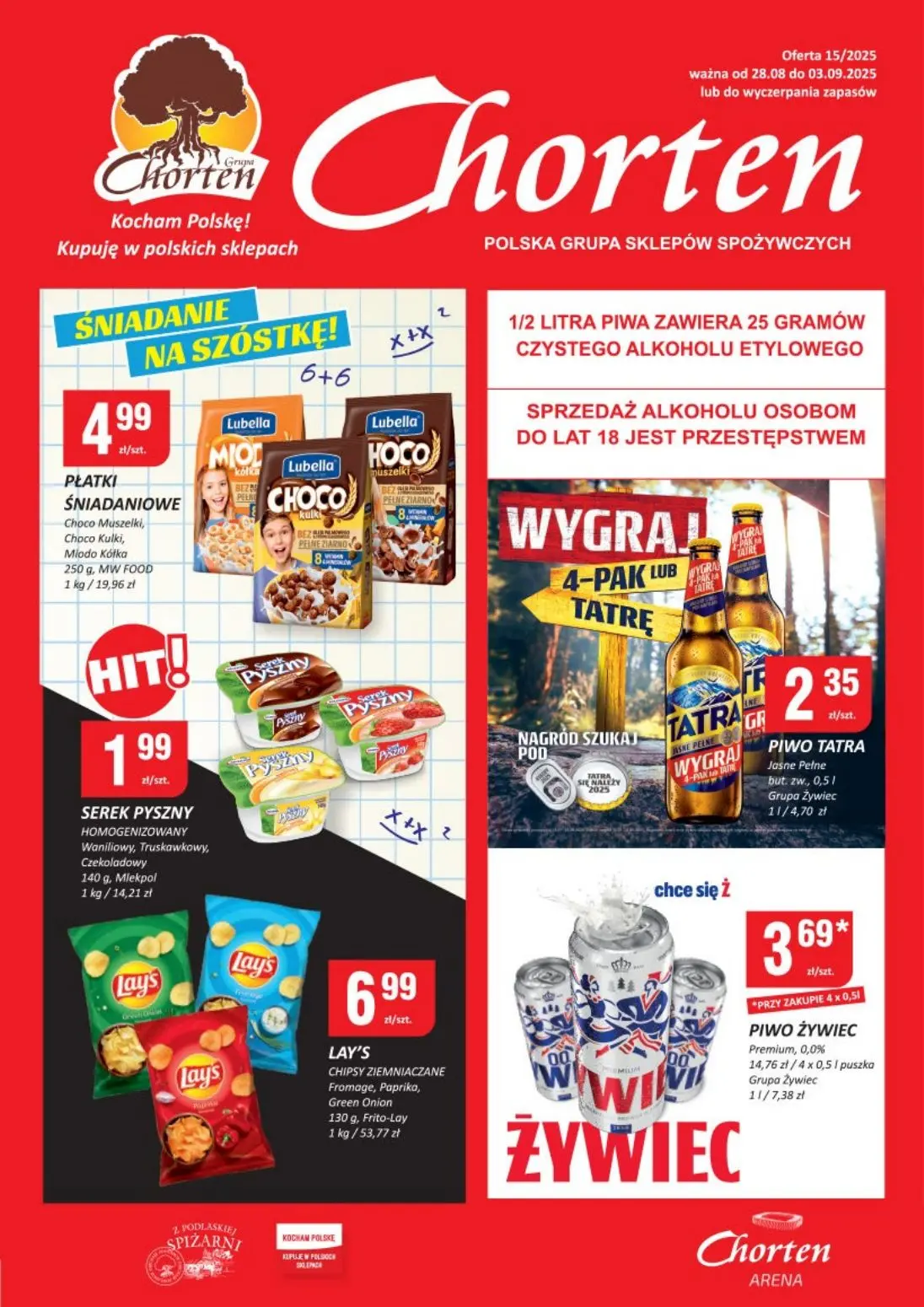 gazetka promocyjna Chorten Łódzkie - minimarket - Strona 1