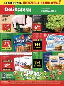 Gazetka promocyjna Delikatesy Centrum, ważna od 2025-08-28 do 2025-09-03.