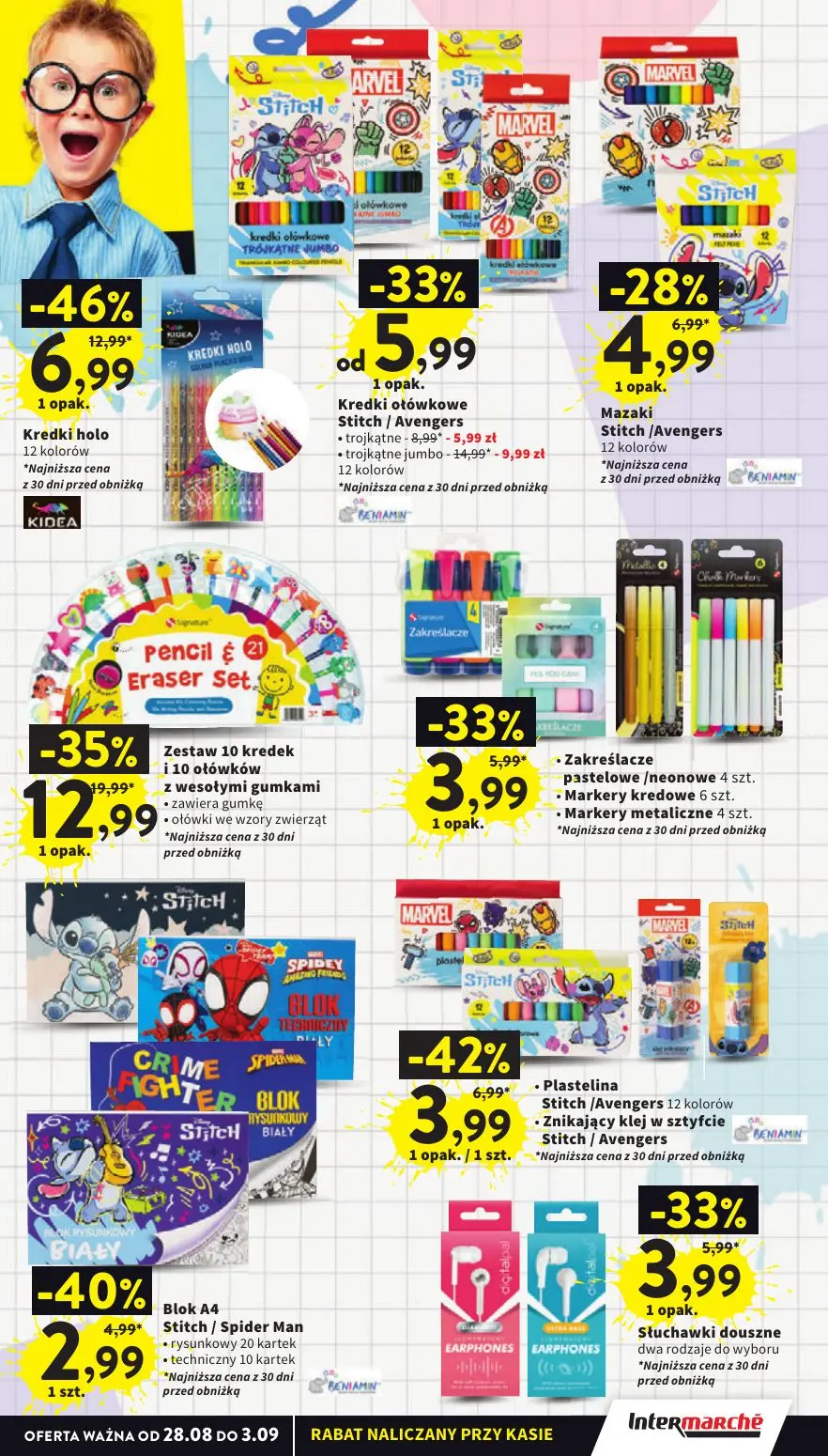 gazetka promocyjna Intermarche Wyprzedaż art. szkolnych - Strona 3