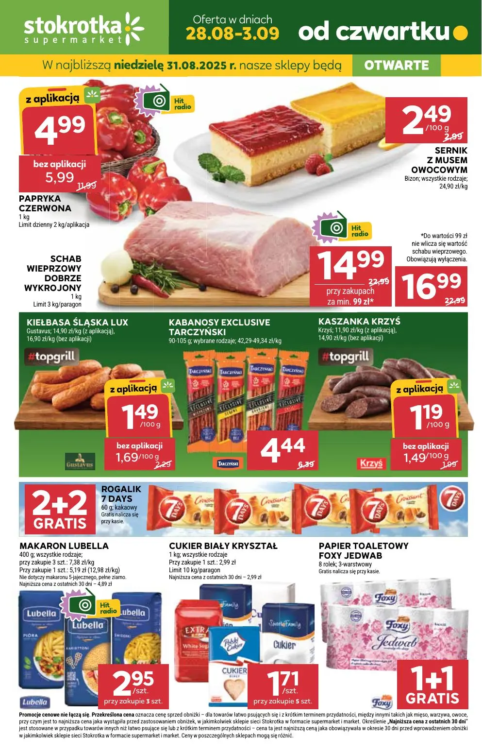 gazetka promocyjna Stokrotka Supermarket Od czwartku - Strona 1
