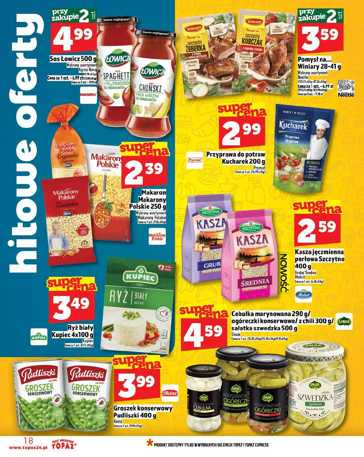 gazetka promocyjna Topaz Ceny małe - Strona 18