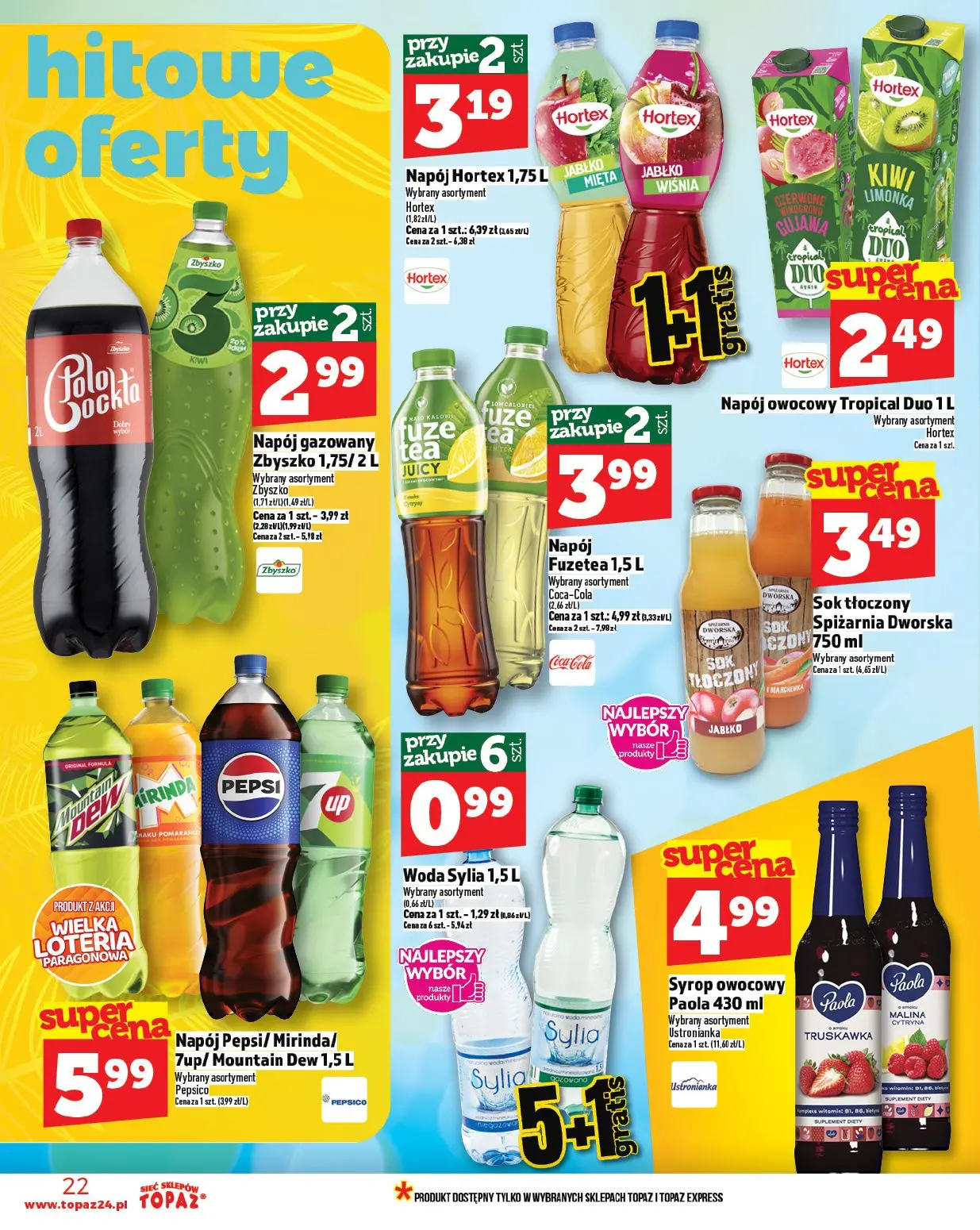 gazetka promocyjna Topaz Ceny małe - Strona 22