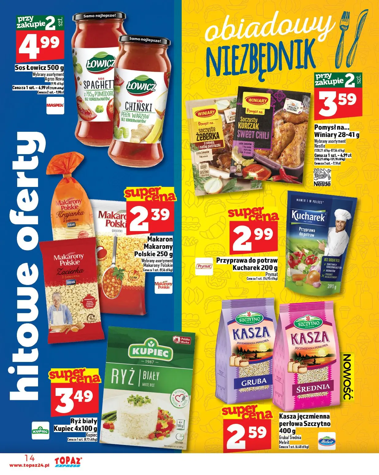 gazetka promocyjna Topaz Express - Strona 14