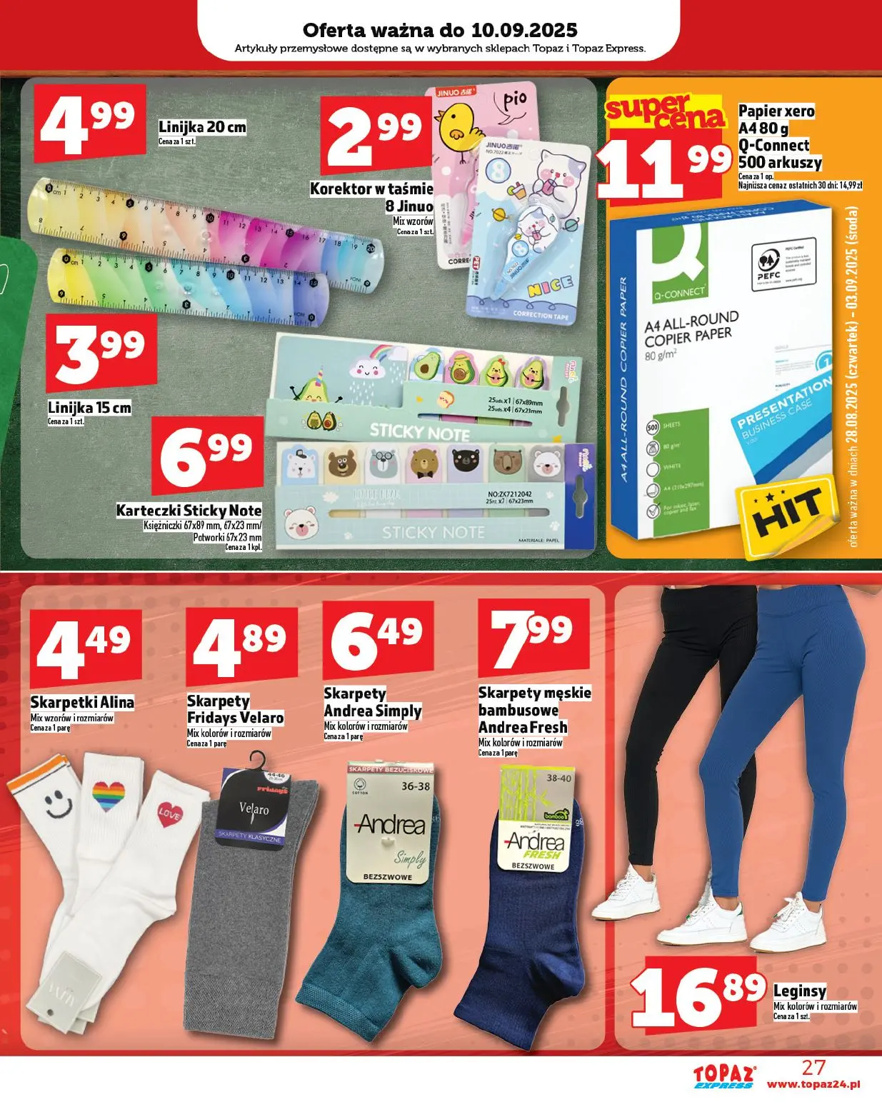 gazetka promocyjna Topaz Express - Strona 27