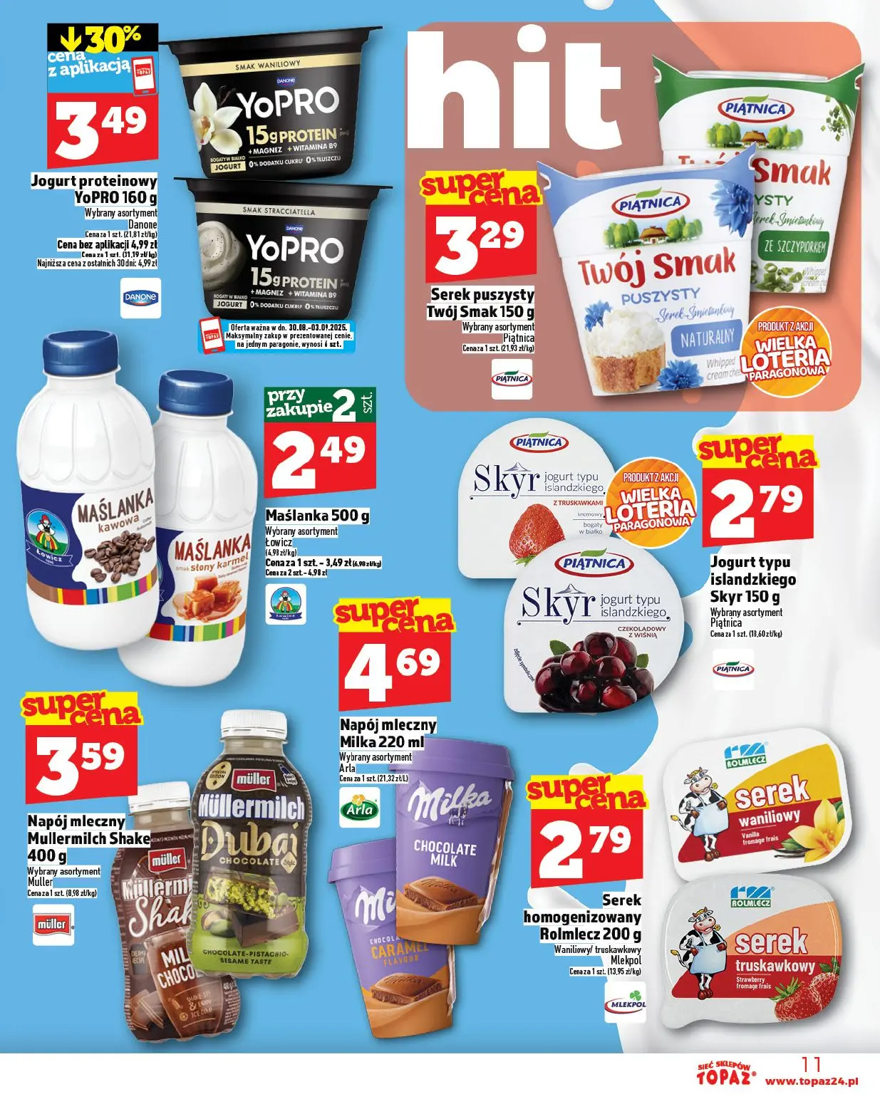 gazetka promocyjna Topaz Stara Wieś - otwarcie - Strona 11