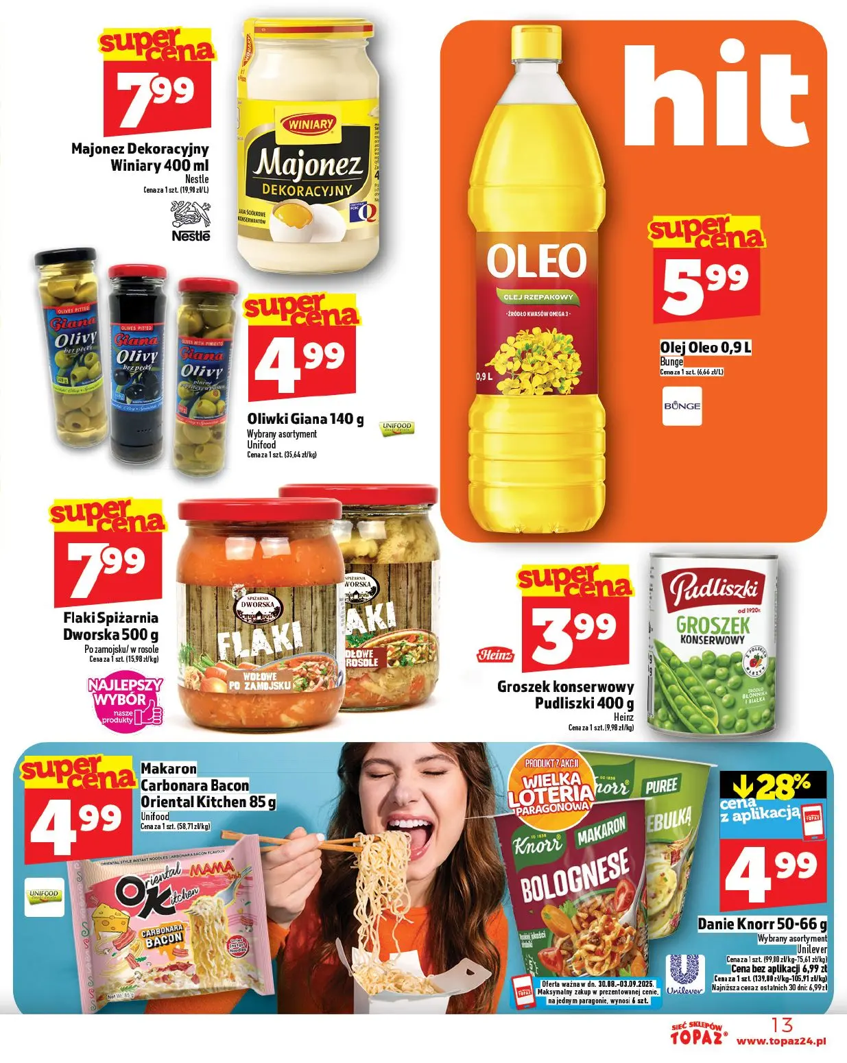 gazetka promocyjna Topaz Stara Wieś - otwarcie - Strona 13