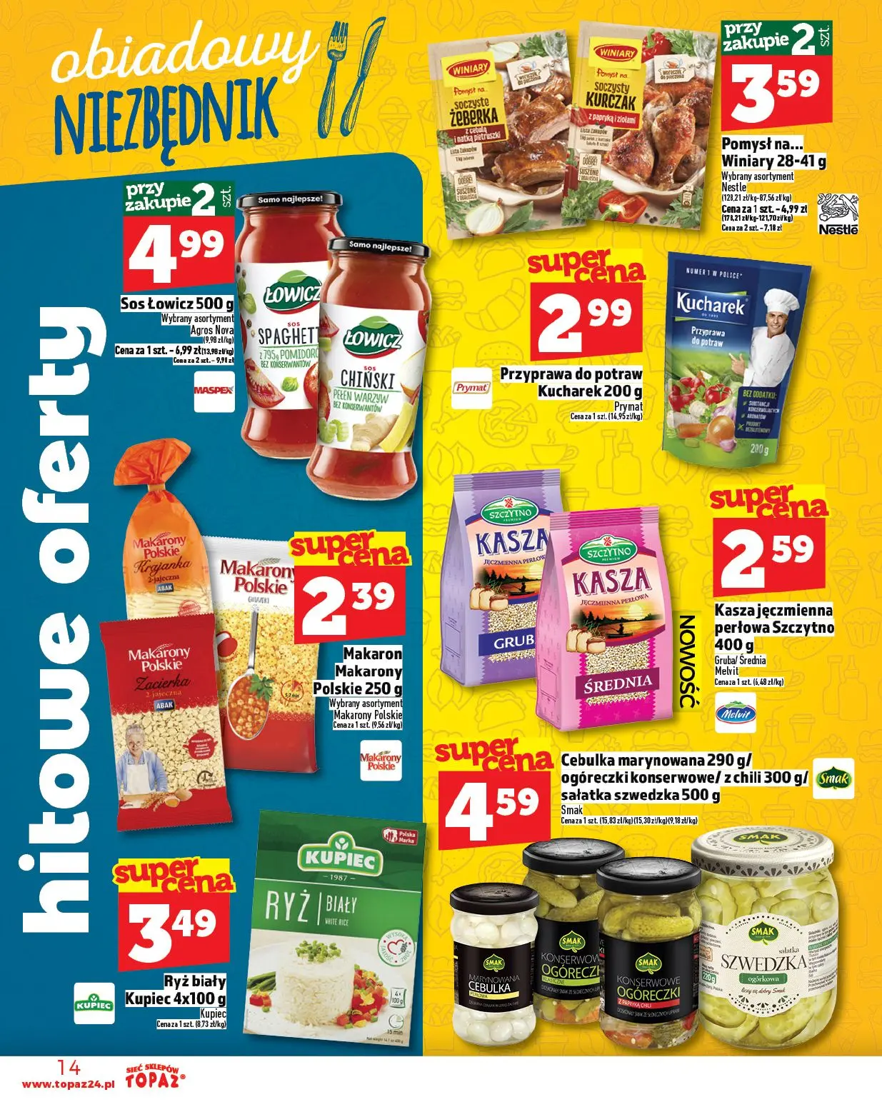 gazetka promocyjna Topaz Stara Wieś - otwarcie - Strona 14