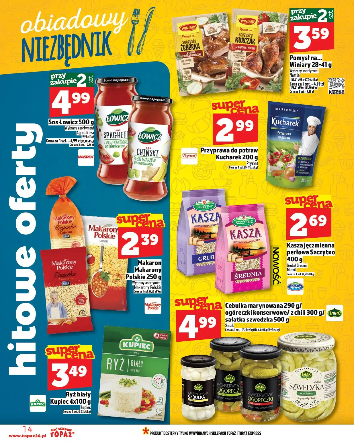 gazetka promocyjna Topaz Warszawa - Strona 14