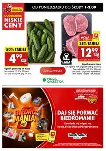 Gazetka promocyjna Biedronka, ważna od 2025-09-01 do 2025-09-03.