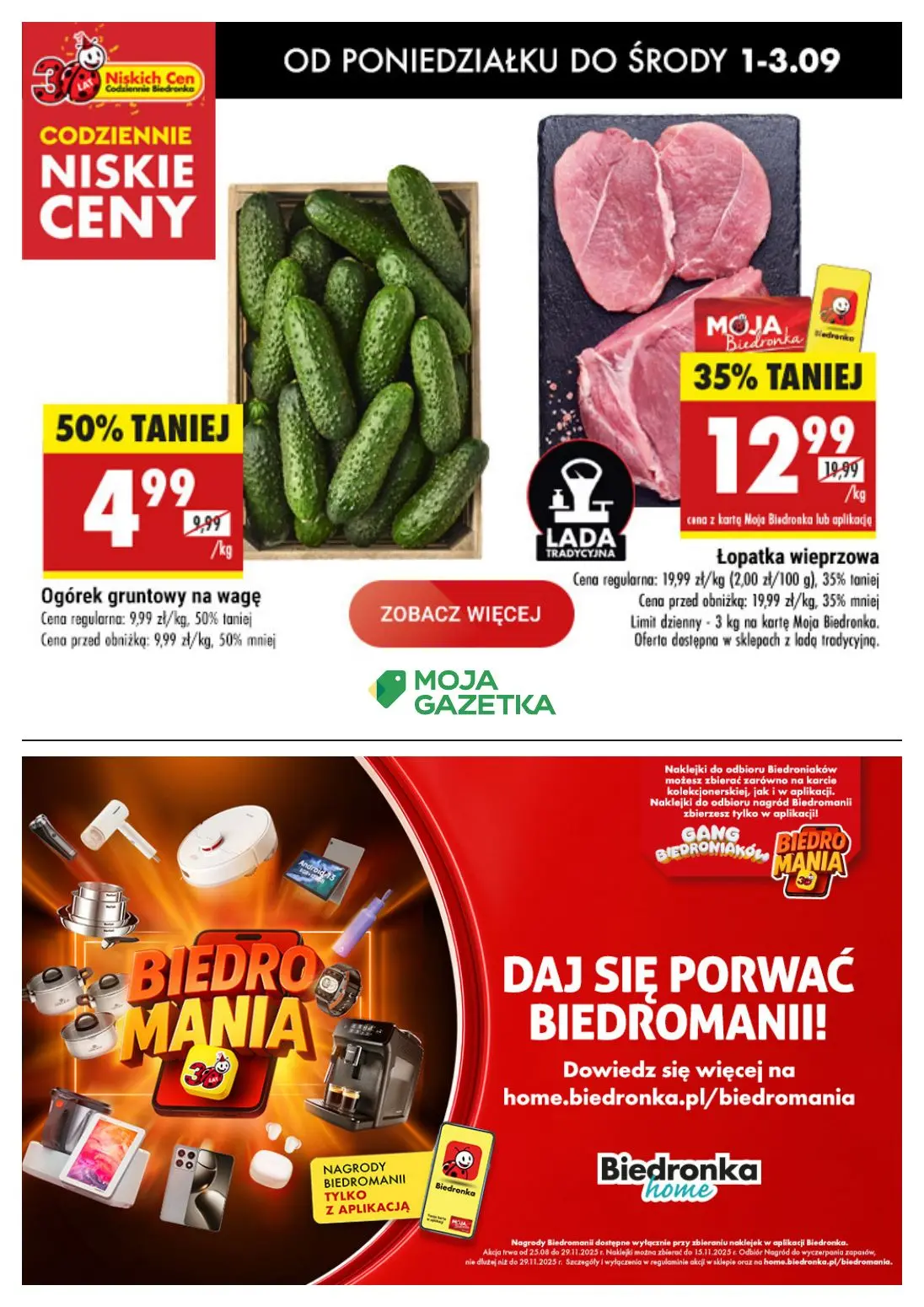 gazetka promocyjna Biedronka Biedronkowe oszczędności - Strona 1