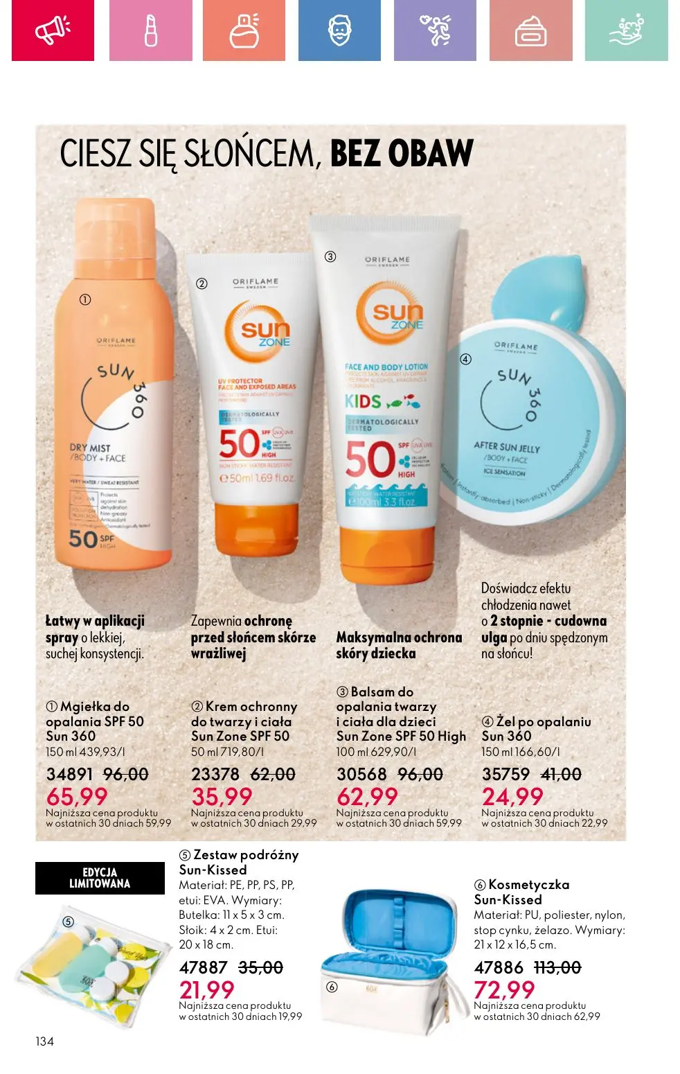 gazetka promocyjna ORIFLAME Uwolnij swoją wyobraźnię - Strona 134