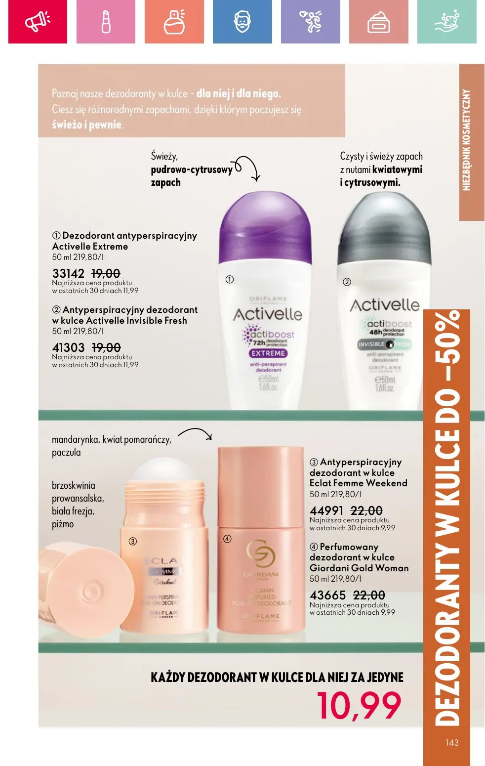 gazetka promocyjna ORIFLAME Uwolnij swoją wyobraźnię - Strona 143