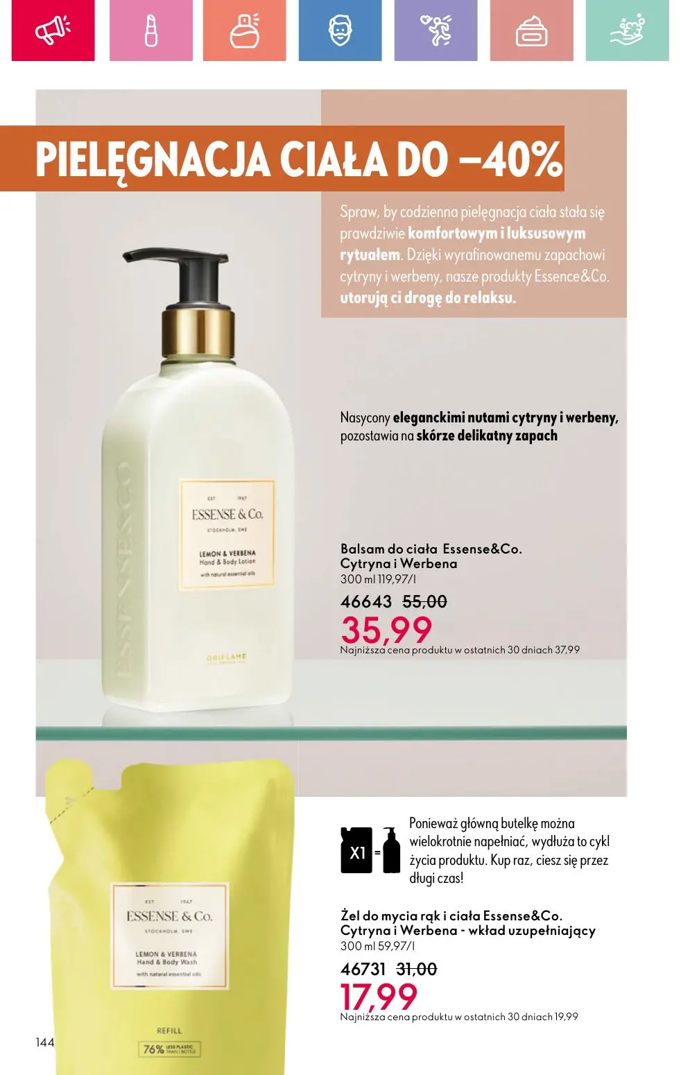 gazetka promocyjna ORIFLAME Uwolnij swoją wyobraźnię - Strona 144
