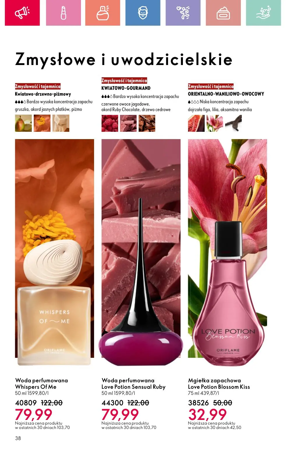 gazetka promocyjna ORIFLAME Uwolnij swoją wyobraźnię - Strona 38
