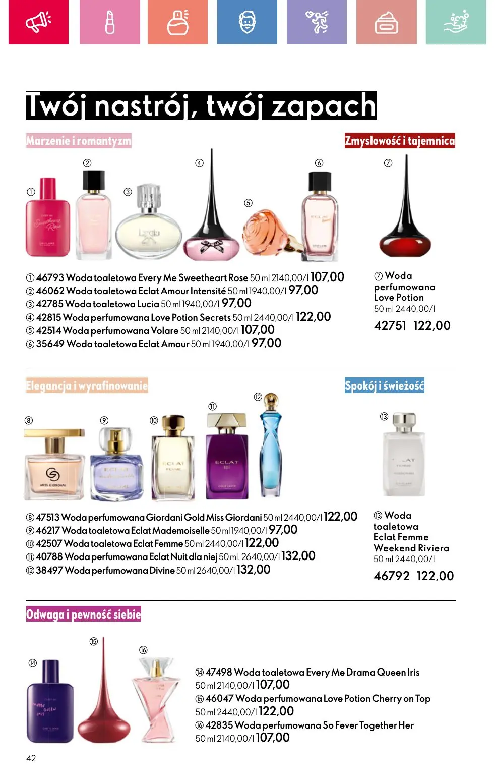 gazetka promocyjna ORIFLAME Uwolnij swoją wyobraźnię - Strona 42