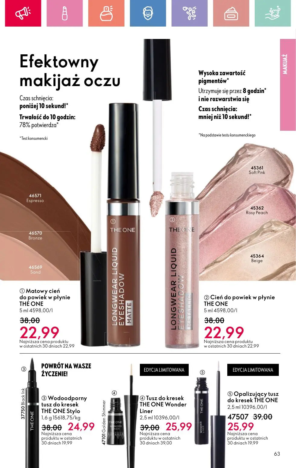 gazetka promocyjna ORIFLAME Uwolnij swoją wyobraźnię - Strona 63
