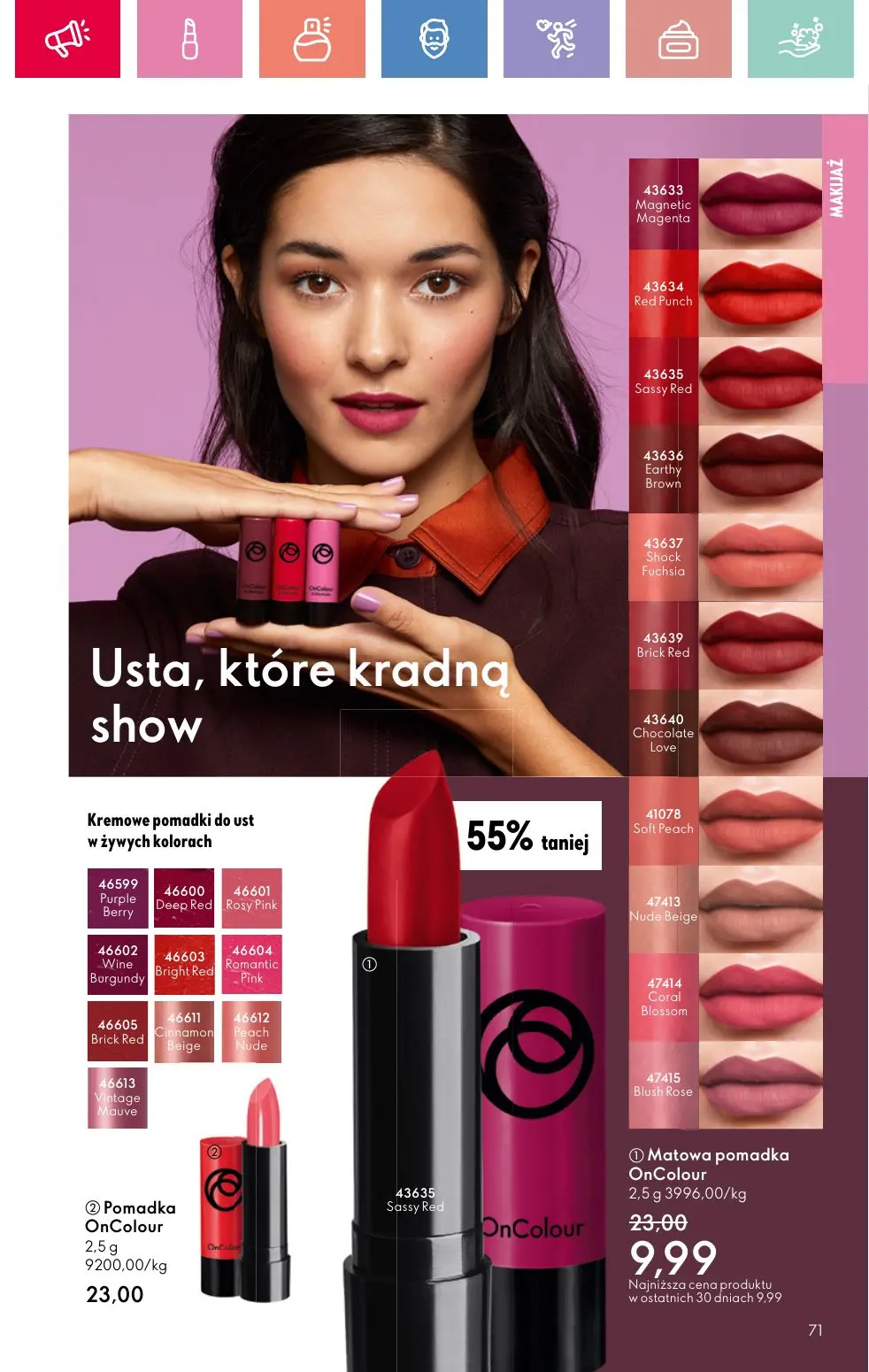 gazetka promocyjna ORIFLAME Uwolnij swoją wyobraźnię - Strona 71