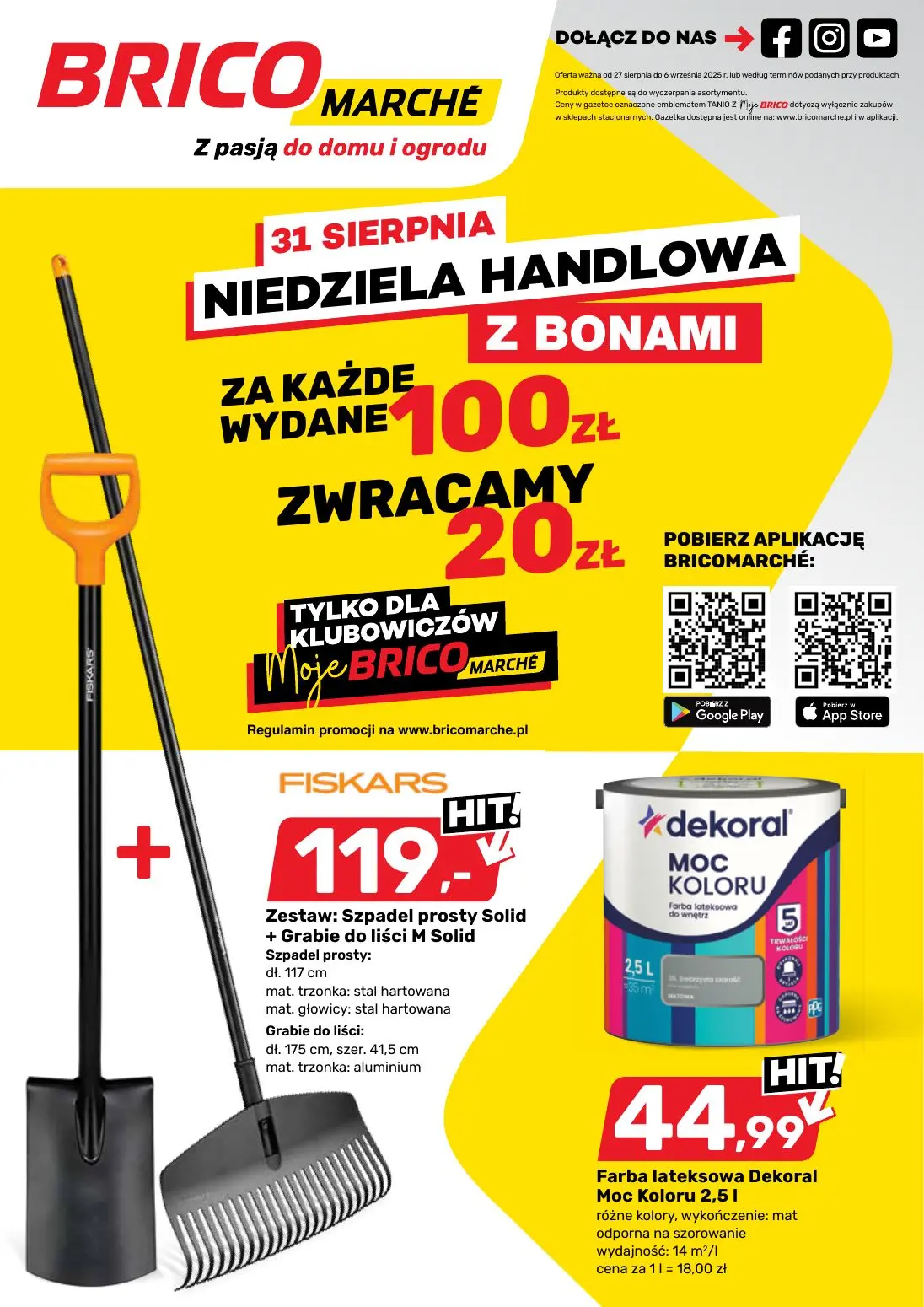 gazetka promocyjna BRICOMARCHE Tanio z Moje Brico - Strona 1
