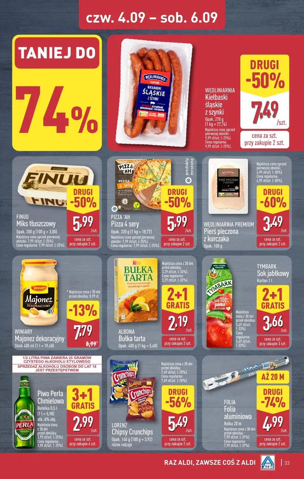 gazetka promocyjna ALDI Raz ALDI, zawsze coś z ALDI - Strona 33