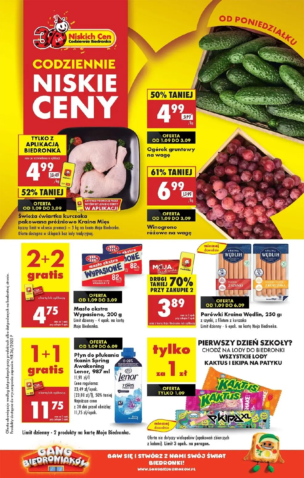 gazetka promocyjna Biedronka Od poniedziałku - Strona 1
