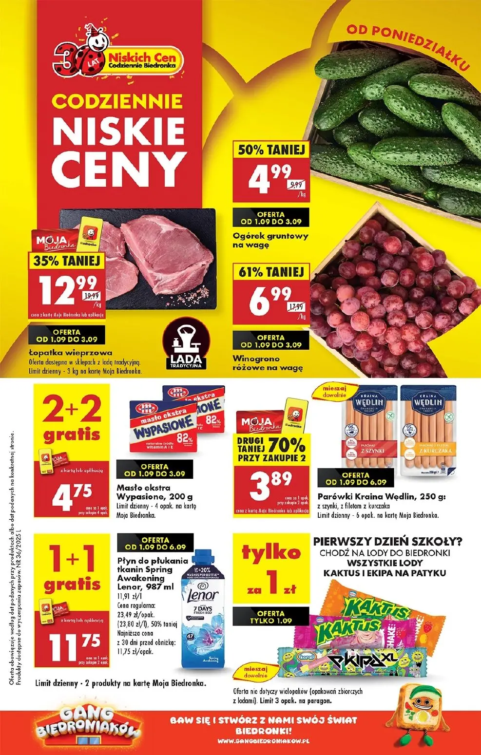 gazetka promocyjna Biedronka Lada tradycyjna. Od poniedziałku - Strona 1