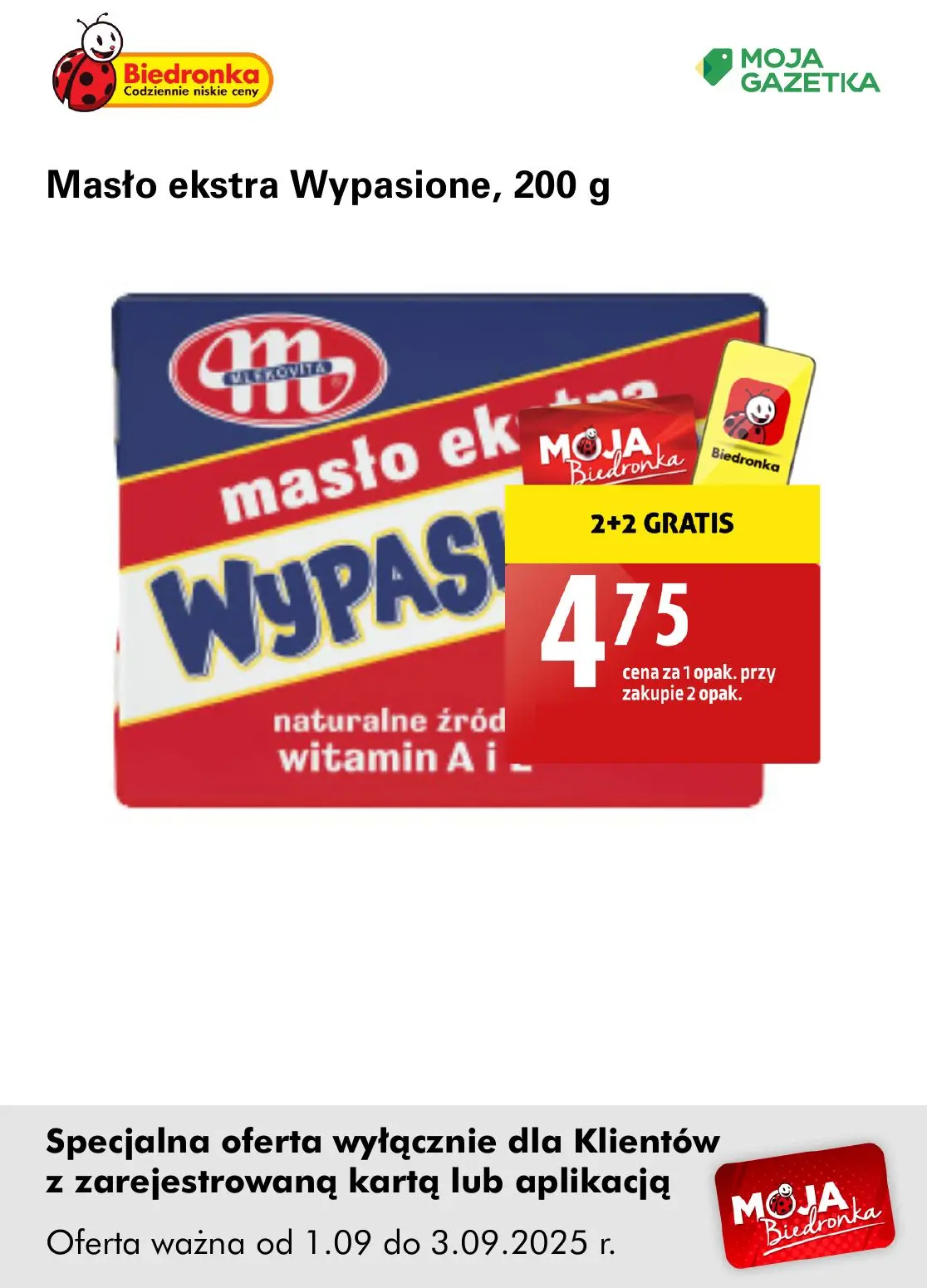 gazetka promocyjna Biedronka Oferta z kartą Moja Biedronka - Strona 2