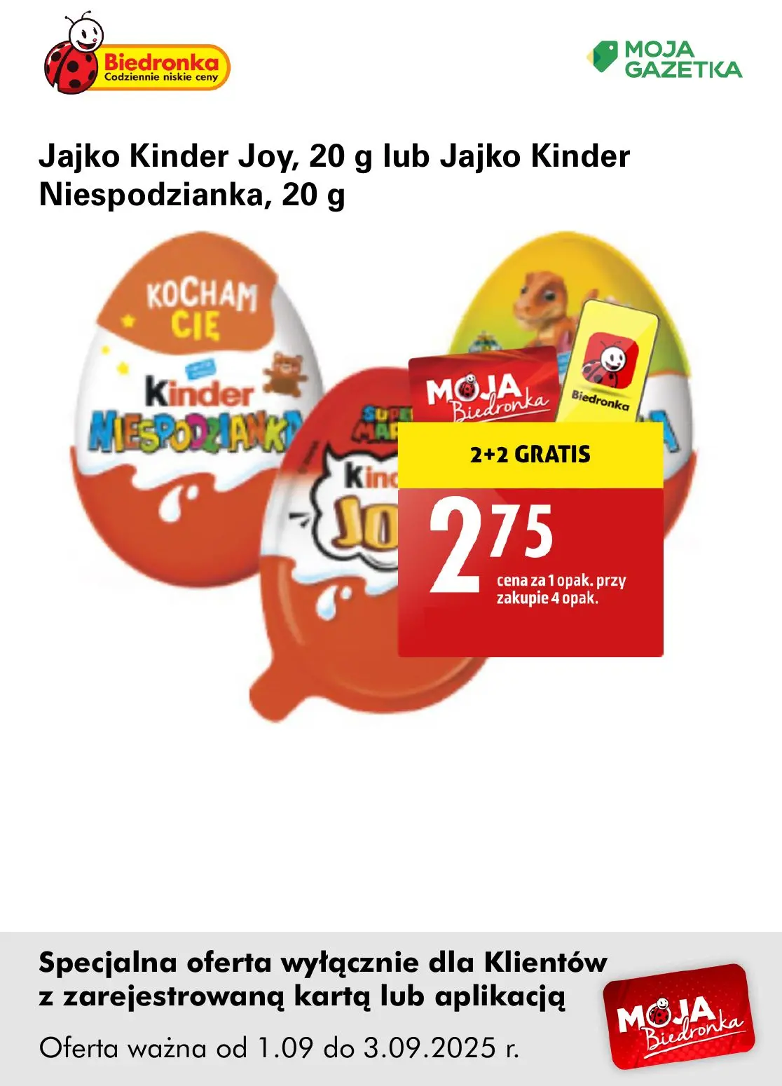 gazetka promocyjna Biedronka Oferta z kartą Moja Biedronka - Strona 3