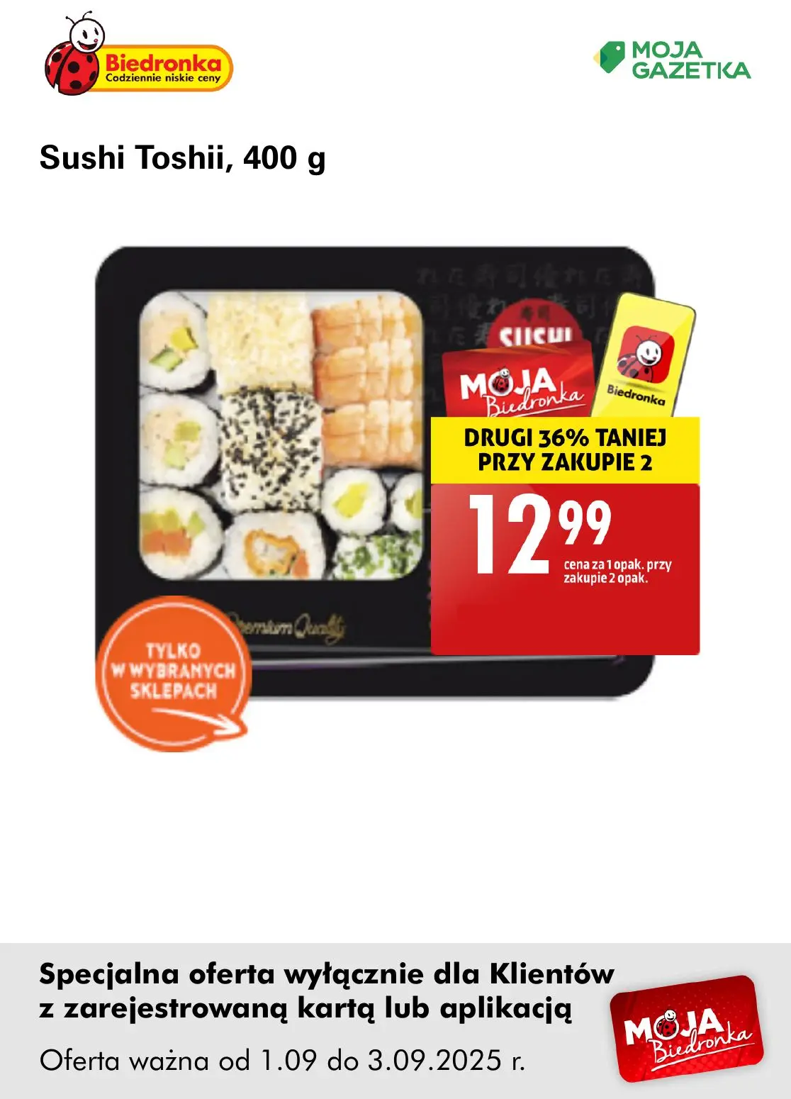 gazetka promocyjna Biedronka Oferta z kartą Moja Biedronka - Strona 9