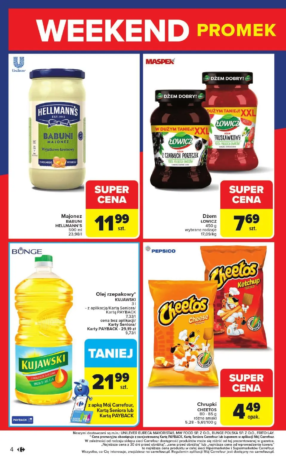 gazetka promocyjna Carrefour Market Weekend od czwartku - Strona 4