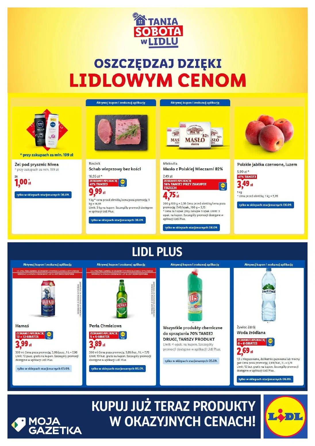 gazetka promocyjna LIDL Tania sobota w Lidlu - Strona 1