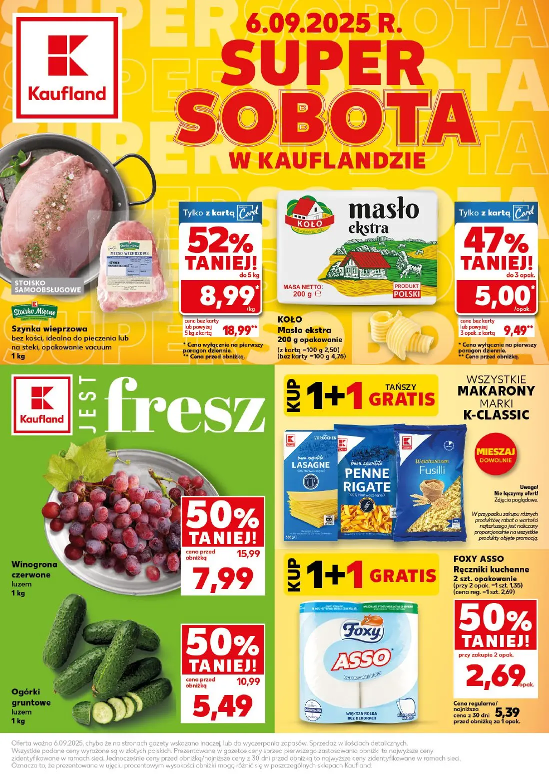 gazetka promocyjna Kaufland Super Sobota - Strona 1