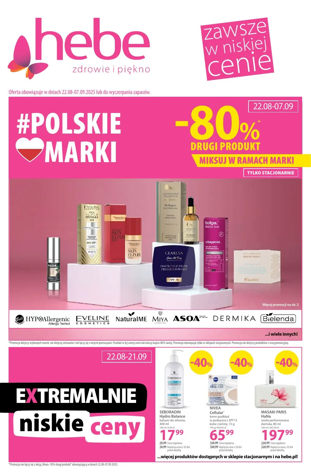 gazetka promocyjna hebe Zawsze w niskiej cenie - Strona 1