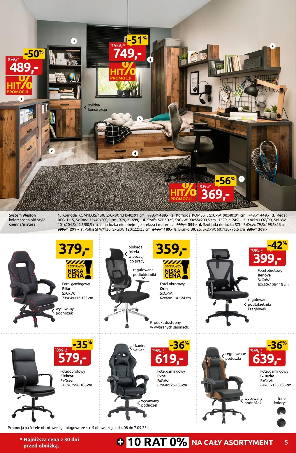 gazetka promocyjna Black Red White Ostatni dzwonek na Szkolne okazje! - Strona 5