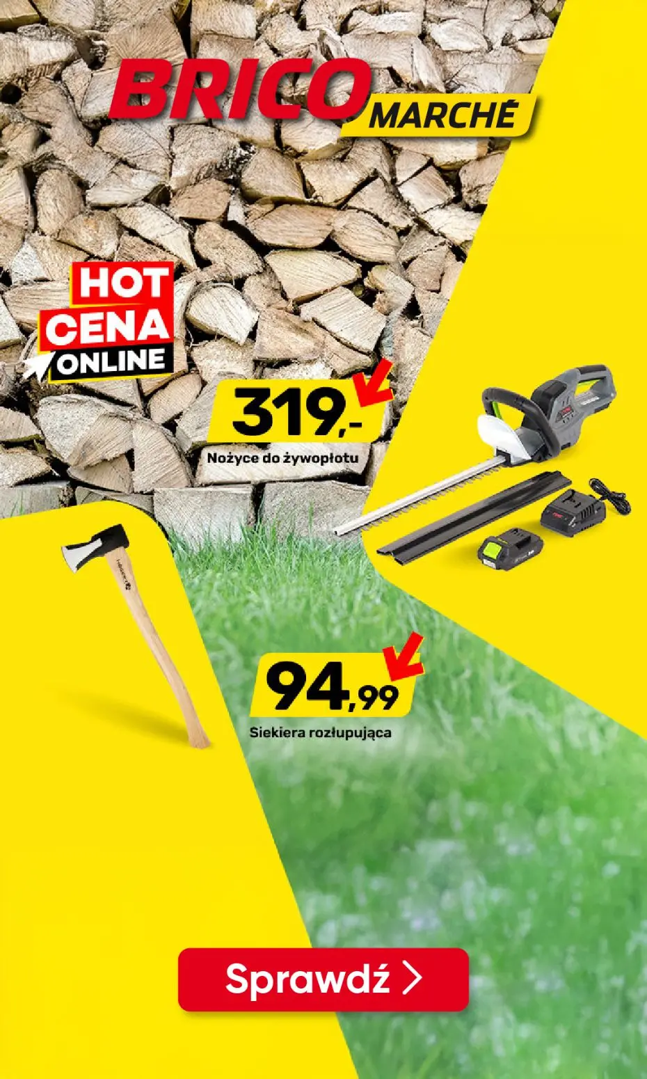 gazetka promocyjna BRICOMARCHE HOT Cena Online - zobacz swoje produkty w gorących cenach!  - Strona 1