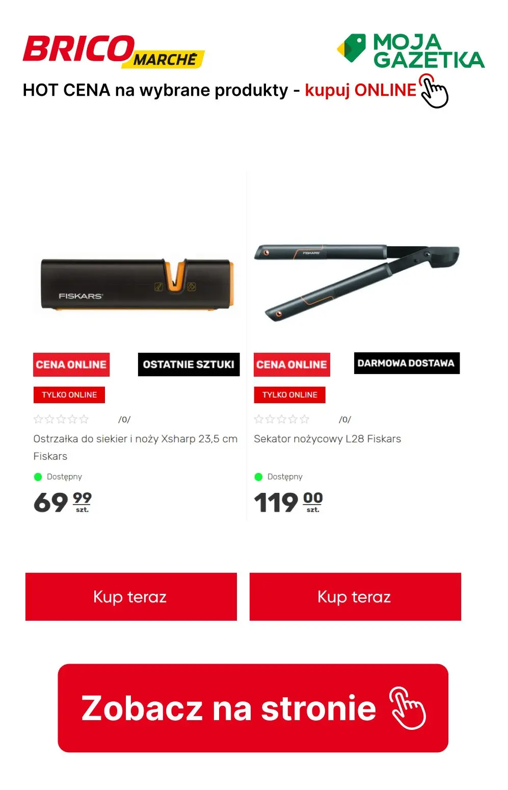 gazetka promocyjna BRICOMARCHE HOT Cena Online - zobacz swoje produkty w gorących cenach!  - Strona 4