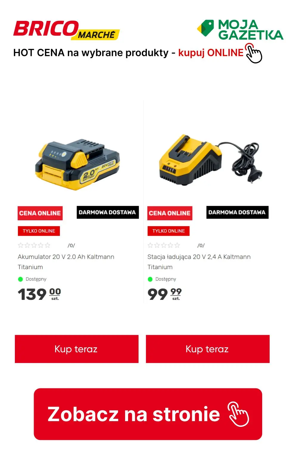 gazetka promocyjna BRICOMARCHE HOT Cena Online - zobacz swoje produkty w gorących cenach!  - Strona 5