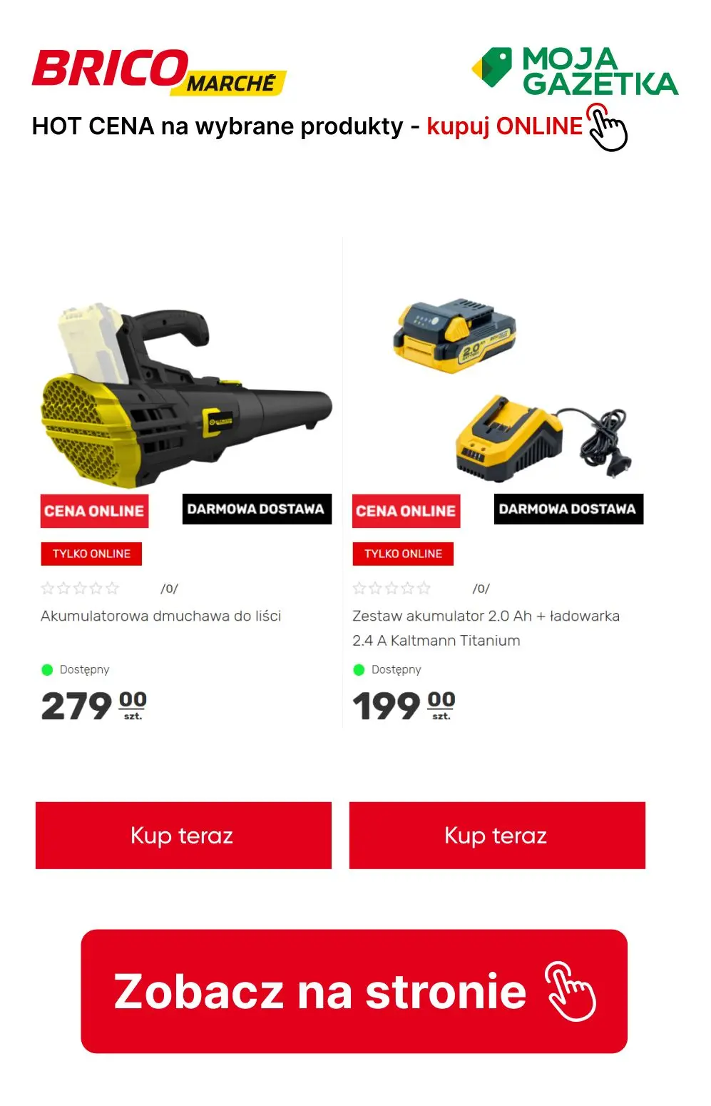gazetka promocyjna BRICOMARCHE HOT Cena Online - zobacz swoje produkty w gorących cenach!  - Strona 7