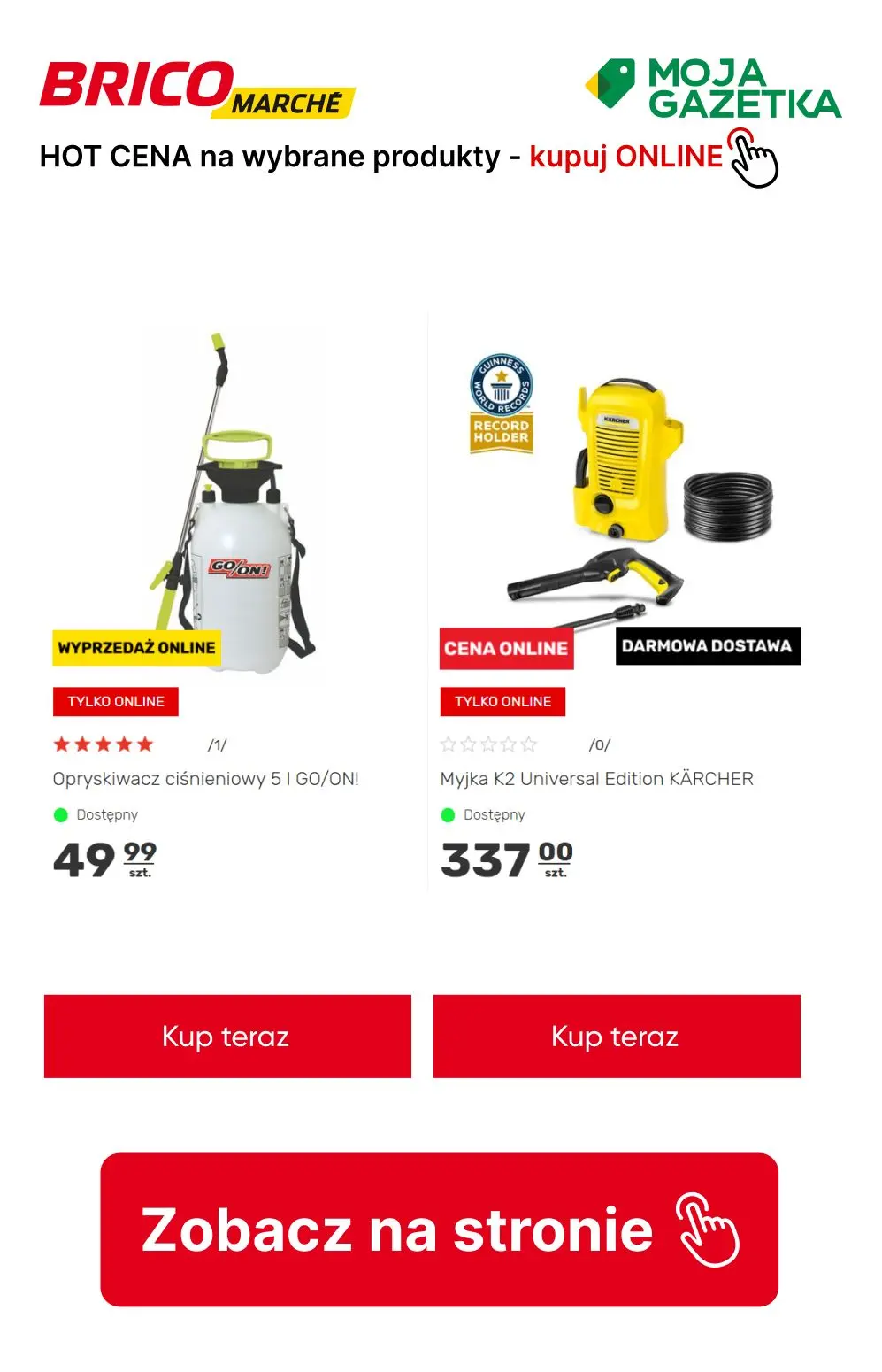 gazetka promocyjna BRICOMARCHE HOT Cena Online - zobacz swoje produkty w gorących cenach!  - Strona 9