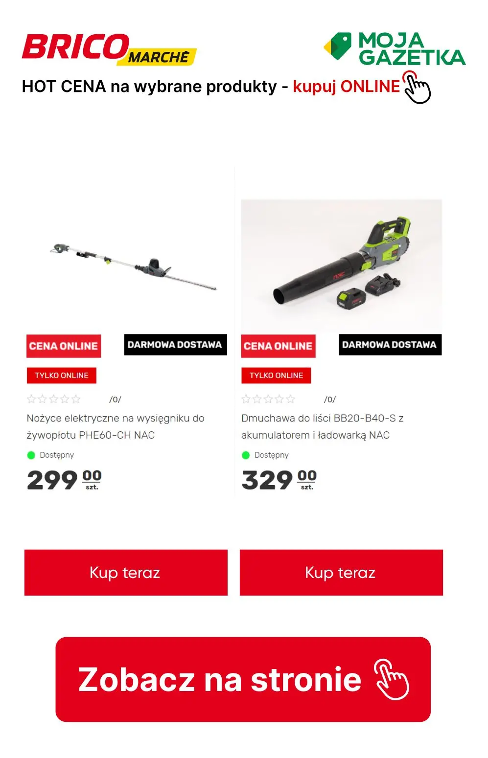 gazetka promocyjna BRICOMARCHE HOT Cena Online - zobacz swoje produkty w gorących cenach!  - Strona 11